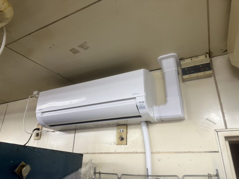 仙台市青葉区本町のホテルでエアコン工事を実施